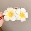 Presilhas de Cabelo Série Oceano com Flores Preservadas, Estrelas-do-Mar, Conchas e Frutas para Viagens à Beira-Mar e Fotos de Férias