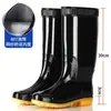 Botas de lluvia antideslizantes para hombre, botas de lluvia cortas impermeables, zapatos de goma para pesca y lavado de autos, zapatos de agua de media pantorrilla, botas de lluvia de caña alta duraderas para sitios de construcción