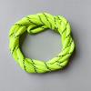 Venda Direta do Fabricante: Cadarços Redondos Coloridos de Poliéster 5mm, Corda Paracord Criptografada com Núcleo Envolto, Cordão para Cós e Chapéu, Acessórios de Corda Trançada DIY