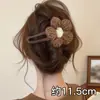 Pinza para el Cabello de Pato Flor de Otoño para Mujer 2025 Nueva Pinza de Pelo de Alta Gama para la Parte Trasera de la Cabeza Pinza de Pelo de Una Pieza Tocado