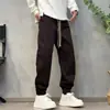 Pantalones Casuales Versátiles Sueltos Cómodos Simples de Alta Gama con Sentido de Diseño Lujo Ligero Modernos a la Moda Elegantes Traviesos para Hombre