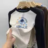 Camada Base Térmica de Fleece Escovado para Meninos Outono Inverno 2026 Nova Camiseta Patchwork de Manga Longa Infantil Top Quente para Meninos