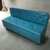 Taburete Sofá Almacenamiento Simple de Cuero con Respaldo, Taburete de Almacenamiento para Dormitorio, Apartamento Pequeño, Taburete Sofá para Salón de Belleza, Se Puede Usar como Taburete para Cambiarse los Zapatos