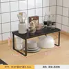 Almacenamiento de Gabinete en Capas, Encimera Pequeña, Estante de Almacenamiento de Cocina para Escritorio, Estante de Almacenamiento, Divisor para Condimentos, Platos y Utensilios