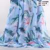 Tela de gasa georgette estampada 75D estilo bohemio para puesto de arena vestido de verano con falda amplia vestido maxi súper etéreo