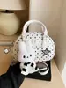 Versión Coreana Lindo Dibujo Animado Conejo Bolso Pequeño para Mujer 2026 Nuevo Estilo Estilo Universitario Mochila Estampado de Puntos Bolso Tote Pequeño Sin