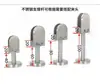 Clip de Fijación de Vidrio Soporte Sólido Soporte Clip para Estante de Pantalla Accesorios de Conexión de Vidrio de Entrada Acero Inoxidable 304