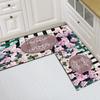 Alfombrilla de cocina antideslizante y resistente al aceite, ideal para el hogar, ideal para cocinas, baños, cocinas, baños, etc.