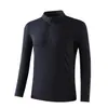 Moletom de manga longa com zíper e gola alta, camisa de manga longa casual para o trabalho, segunda pele casual para o dia a dia do homem, blusa com gola alta