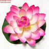 Simulação Lotus Decoração Lotus Fish Tank Pool Plástico Lotus Ornamentos Lagoa Lotus Flutuante Falsas Folhas de Lótus na Água