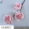 3 Núcleo de simulação Austin-envolto em rosa parede de fundo de casamento layout simulação palco de flores guia de estrada arranjo de flores flor artificial