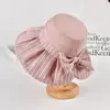Sombrero de Nuevo Estilo para Mujer, Sombrero Plegable de Estilo Coreano con Ala Ancha para Protección Solar, Nuevo Estilo de Verano, Versátil para Viajes, Sombrero de Pescador Delgado y Transpirable