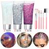 Transfronteiriço gel quente gel glitter lantejoulas corpo alto brilho rosto olho palco maquiagem cabelo brilhante cristal atacado