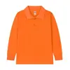 Camisa polo de manga larga para niño, uniforme escolar de algodón para niños, uniforme de preescolar con cuello para niñas, camisa base blanca, envío directo de una pieza