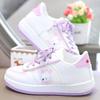 Zapatos blancos casuales de verano para mujer 2022 nuevos estudiantes de primaria zapatillas deportivas planas antideslizantes zapatos únicos para niña que combinan con todo