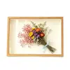Porta-retrato 3D oco moldura vazia atacado de parede moldura para flor seca espécime de borboleta flor preservada artesanal porta-retrato de madeira 6 polegadas