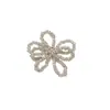 Moda Coreana Versátil Hecho a Mano Cuentas de Cristal Lazo Pinza para el Cabello DIY Cadena para Bolsos Flor para Zapatos Colgante Accesorios