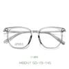 Montura de gafas de titanio puro ultraligera para hombres y mujeres, montura de gafas de miopía sencilla, montura cuadrada grande, montura TR, gafas M8047