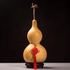 Pingente de cabaça grande e pequeno natural de alta qualidade com nó chinês de vime, decoração de pingente de artesanato, cabaça da sorte, lote grande