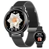 Ak88 Smartwatch Transfronteiriço para Mulheres, Pulseira Esportiva Inteligente, Estilo Redondo, Pulseira de Aço Inoxidável Elegante, Relógio Esportivo