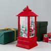 Lâmpada de vento de natal lâmpada de vela luz noturna decoração de boneco de neve idoso lâmpada de cavalo pequeno decoração de mesa decorações de natal