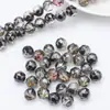 Cuentas de cristal 10MM bola de flor 128 facetas accesorios para joyería DIY pulsera collar aretes accesorios accesorios para ropa