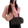 Nuevo Punto de Cachemir de Principios de Otoño para Mujer Cuello Redondo Color Sólido Moda Casual Estilo Coreano Suave y Sedoso Punto de Lana Ropa de Punto Chaqueta