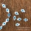 Concha Marina Fritillary Perla Palma Ojos Incrustados Ojos de Mariposa Blanca Ojo de Diablo Accesorios para Pulsera Collar DIY