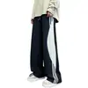 Pantalones Deportivos de Chándal Americanos para Jóvenes de Primavera y Otoño Marca de Moda para Hombre Holgados con Caída Casual Pierna Recta Pantalones Versátiles para Estudiantes