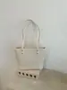 Bolsa Grande Simples para Trajeto Diário Transfronteiriço Feminina Nova Textura Trançada Retrô Bolsa Tote Grande Capacidade Bolsa de Ombro de Abaixo do Braço