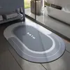 Tapete de Chão de Terra de Diatomáceas Estilo Minimalista Transfronteiriço para Banheiro de Casa, Entrada, Tapete para Pés Absorvente de Água Antiderrapante, Pode Ser Personalizado e Enviado