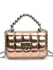 Mini bolsa quadrada para mulheres, novo acessório de moda de verão, bolsa transversal, bolsa de mão fofa para crianças, bolsa de ombro estilo de rua