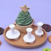 Molde Criativo Novo Desenho Animado Gravata Borboleta Mola Plástico Assar Abrasivo 3D Estéreo Artificial Molde de Biscoito Utensílios de Cozinha