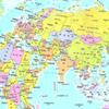 Estudantes Aprendizagem de Geografia Desktop Edição Detalhada China Divisão Política Mapa Mundial Divisão Política Frente e Verso Tamanho 29*41cm