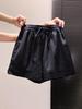 Shorts Deportivos de Seda de Hielo Finos de Pierna Ancha Estilo Yamamoto para Mujer, Nuevo Estilo de Verano, Holgados Casuales que Cubren la Cadera, Adelgazantes de Cintura Alta de Cinco Puntos