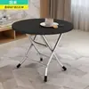 Mesa pequeña, mesa plegable, mesa de comedor, mesa de estudio para dormitorio, escritorio rectangular, adecuada para puestos y viviendas de alquiler