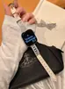 Lujo Retro Diamante Metal y Correa de Cuero Adecuada para Apple Watch iWatch Décima Segunda Generación 11/10