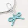 Llavero Colgante Macarrón Fresco Calado con Lazo Estilo Ins Colgante para Bolso Regalo para Mejor Amigo Decoración de Funda de Teléfono