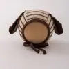 Touca de Bebê Primavera e Outono Fina Estilo Coreano Lua Pequena Idade Bebê Fofo Super Fofo Protetores de Orelha Desenho Animado Chapéu de Princesa Amigável à Pele