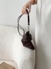 Bolso bandolera de cuerno con diseño vintage para mujer, bolso de mano de alta gama personalizado y combinable, novedad de verano de 2024