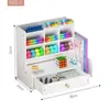 Organizador de Escritorio DIY para Bolígrafos Caja de Almacenamiento Multifuncional Suministros de Oficina Caja de Papelería Gran Capacidad Estudiante Madera Plástico Almacenamiento Soporte para Bolígrafos