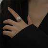 Anel Envolvente Pérola de Videira para Mulheres, Estilo Elegante para o Dia a Dia, Anel Aberto Único e Estiloso, Anel Tendência Empilhável para o Dedo Indicador