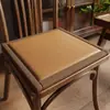 Cojín de Asiento, Cojín para Silla, Esterilla de Refrigeración de Verano, Cojín para Taburete de Madera Maciza, Cojín de Asiento de Ratán Ventilado y Transpirable, Cojín de Asiento para Sentarse Largo