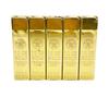 Comercio exterior transfronterizo nuevo creativo papel de regalo lingote de oro carcasa de hierro suministro en stock oblicuo inflable recto encendedor a prueba de viento
