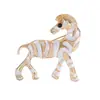 Broche Cavalo do Zodíaco Joia Design de Moda Estilo Nicho Retrô Broche Masculino Ano do Cavalo Lembrança Presente