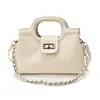 Bolsa Quadrada Pequena de Mão da Moda Feminina Chegada Nova Primavera/Verão 2026 Design de Nicho Alta Aparência Moda Bolsa de Ombro Único Transversal para o Dia a Dia