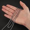 Cadena de Trigo de Acero Inoxidable de 3 mm Multitamaño Transfronteriza Europea y Americana para Hombres y Mujeres Venta al por Mayor