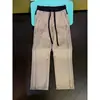 Moda Nueva de Primavera Versátil de Moda Simple Holgados de Pierna Recta Diseño de Puntada de Contraste Pantalones Casuales de Gama Alta Estilo Coreano para Hombre