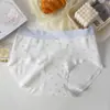 Ropa interior de algodón puro Clase A para mujer, cintura media, antibacteriana, entrepierna extendida, suave, cubre cadera, cómoda, para estudiante, talla grande, bragas