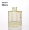 Estoque Disponível Atacado Difusor Automático de Fragrância Frasco de Vidro Quadrado 500ml Frasco de Fragrância Vazio de Grande Capacidade Decoração de Sala de Estar Hotel